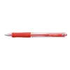 Image de Uni-ball Laknock Stylo bille rétractable écriture moyenne 1mm Rouge