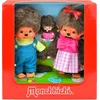 Image de Sekiguchi 254870 Monchhichi Familles Peluche Set, Les Jeunes/Fille avec bébé