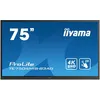 Image de Iiyama iiyama ProLite TE7504MIS-B3AG - 75" écran LCD rétro-éclairé par LED - signalétique numérique interactive - avec écran tactile - Android - 4K UHD (2160p) 3840 x 2160 - Direct LED - noir, mat