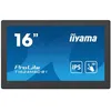 Image de iiyama ProLite T1624MSC-B1 - Écran LED - 15.6" - écran tactile - 1920 x 1080 Full HD (1080p) - IPS - 450 cd/m² - 800:1 - 25 ms - HDMI - haut-parleurs - noir mat