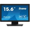 Image de iiyama ProLite T1634MC-B1S - Écran LED - 15.6" - écran tactile - 1920 x 1080 Full HD (1080p) @ 60 Hz - IPS - 450 cd/m² - 700:1 - 25 ms - HDMI, VGA, DisplayPort - noir, mat