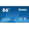 Image de iiyama ProLite LH8675UHS-B1AG - Classe de diagonale 86" écran LCD rétro-éclairé par LED - signalisation numérique - avec lecteur multimédia intégré, SDM Slot PC - Android - 4K UHD (2160p) 3840 x 2160 - noir