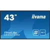 Image de iiyama ProLite LE4341S-B2 - Classe de diagonale 43" (42.5" visualisable) écran LCD rétro-éclairé par LED - signalisation numérique - 1080p 1920 x 1080 - Collerette noire avec finition brillant