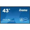 Image de Iiyama iiyama ProLite LH4341UHS-B2 - 43" écran LCD rétro-éclairé par LED - signalisation numérique - 4K UHD (2160p) 3840 x 2160 - noir, brillant