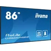 Image de iiyama ProLite LH8665UHSB-B1 - Classe de diagonale 86" écran LCD rétro-éclairé par LED - signalisation numérique - Android - 4K UHD (2160p) 3840 x 2160 - noir