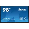 Image de iiyama ProLite TE9812MIS-B3AG - Classe de diagonale 98" (97.5" visualisable) écran LCD rétro-éclairé par LED - signalétique numérique interactive - avec écran tactile (multi-touch) / capacité PC en option (slot-in) - 4K UHD (2160p) 3840 x 2160 - c
