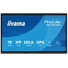 Image de Iiyama iiyama ProLite TE7515A-B1AG - 75" écran LCD rétro-éclairé par LED - signalétique numérique interactive - avec écran tactile (multi-touch) / ensemble de 8...