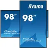 Image de iiyama ProLite LH9875UHS-B2AG - Classe de diagonale 98" (97.5" visualisable) écran LCD rétro-éclairé par LED - signalisation numérique - avec lecteur multimédia intégré / capacité PC à insertion optionnelle - 4K UHD (2160p) 3840 x 2160 - cadre n