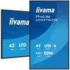 Image de iiyama ProLite LH4375UHS-B2AG - 43" Ã©cran LCD rÃ©tro-Ã©clairÃ© par LED - signalisation numÃ©rique - avec lecteur multimÃ©dia intÃ©grÃ©, SDM Slot PC - 4K UHD (2160p) 3840 x 2160 - noir (cadre), finition matte