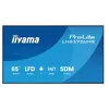 Image de iiyama ProLite LH6575UHS-B2AG - Classe de diagonale 65" (64.5" visualisable) écran LCD rétro-éclairé par LED - signalisation numérique - avec lecteur multimédia intégré, SDM Slot PC - 4K UHD (2160p) 3840 x 2160 - noir (cadre), finition matte