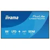 Image de iiyama ProLite LH8675UHS-B2AG - 86" Ã©cran LCD rÃ©tro-Ã©clairÃ© par LED - signalisation numÃ©rique - avec lecteur multimÃ©dia intÃ©grÃ©, SDM Slot PC - 4K UHD (2160p) 3840 x 2160 - noir (cadre), finition matte