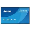Image de iiyama ProLite LH4364UHS-B1AG - Classe de diagonale 43" (42.5" visualisable) écran LCD rétro-éclairé par LED - signalisation numérique - avec lecteur multimédia SoC intégré - 4K UHD (2160p) 3840 x 2160 - cadre noir avec finition mate