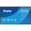 Image de Iiyama iiyama LH4364UHS-B1AG Écran d'affichage dynamique Écran plat de signalisation numérique 43" LED Wifi 500 cd/m² 4K Ultra HD Noir Intégré dans le processeur Android 24/7