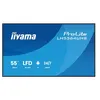 Image de iiyama ProLite LH5564UHS-B1AG - Classe de diagonale 55" (54.6" visualisable) écran LCD rétro-éclairé par LED - signalisation numérique - avec lecteur multimédia SoC intégré - 4K UHD (2160p) 3840 x 2160 - cadre noir avec finition mate