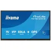 Image de Iiyama iiyama ProLite TE7512MIS-B4AG - 75" (74.52" visualisable) écran LCD rétro-éclairé par LED - signalétique numérique interactive - avec écran tactile (multi-touch) / capacité PC...