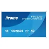 Image de iiyama ProLite LH6581UHSG-1AG - Classe de diagonale 65" (64.5" visualisable) écran LCD rétro-éclairé par LED - signalisation numérique - avec lecteur multimédia SoC intégré - 4K UHD (2160p) 3840 x 2160 - cadre blanc, finition matte
