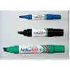 Image de Marqueur Artline 100 pointe feutre acrylique biseautée 7,5/12mm bleu