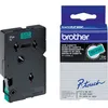 Image de Brother TC-701 Tape Zwart op groen (12 mm)