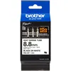 Image de Brother HSe-221 (HSE-221) Tape Zwart op wit (8.8 mm)