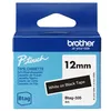 Image de Ruban adhésif Brother BTAG-335 Blanc sur noir pour P-touch PT-N10 PT-N20 et PT-N25BT