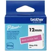 Image de Brother Btag-P35 Tape Wit op roze