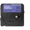 Image de Brother BTAG-F35 - Blanc sur violet - Rouleau (1,2 cm x 4 m) 1 cassette(s) boîte de suspension - bande d'étiquettes
