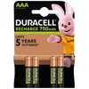 Image de Duracell - Pile Rechargeable - AAA x 4 - (LR03)