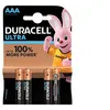 Image de Duracell Ultra Power MX2400 - batterie - type AAA - Alcaline x 4