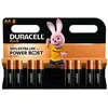 Image de Pack de 8 piles alcalines Duracell Plus MN1500 AA 1,5 V Noir et Orange