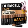 Image de Piles jetables - Duracell - LR03 - Plus Power - Lot de 12 - 1,5 V
