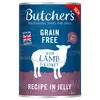 Image de Butcher's Original sans céréales 24 x 400 g pour chien - agneau en gelée