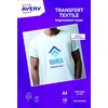 Image de Avery Transfert Textile - Blanc - A4 (210 x 297 mm) 15 feuille(s) papier de transfert