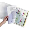 Image de Avery Double Pochette Intercalaires Plastiques 6 Touches Ã  Onglets Personnalisables Format Maxi 05621501
