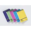 Image de Clairefontaine 4937Z - Un lot de 10 blocs à spirale en-tête Midi Pad Europa 200 pages détachables 10,2x15,2 cm 90g lignées avec fermeture élastique, Couvertures en carte lustrée couleurs assorties