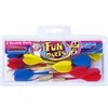 Image de Harrows - FUN DARTS - Lot de 9 fléchettes de base colorées - pointes acier