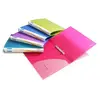 Image de Pqt de 10 Classeurs 2 Anneaux 15mm A4 couleurs vives transparentes