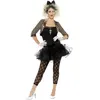 Image de Costume annees 80 noir et or madonna m