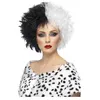 Image de Perruque cruella noir blanc