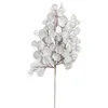Image de DÃ©coration branche de NoÃ«l design Eucalyptus - Argent