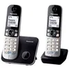 Image de Panasonic KX-TG6812 - Téléphone sans fil avec ID d'appelant - DECT\GAP + combiné supplémentaire