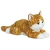 Image de Peluche Flopsie Chester Le Chat Roux Et Blanc