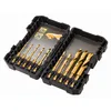 Image de DeWALT Jeu de forets mÃ©tal titanium HSS-Tin, 10 piÃ¨ces - DT50050-QZ