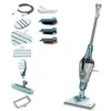 Image de Black+Decker Nettoyeur Vapeur Balai Vapeur Avec Nettoyeur Ã Main Bhsm168dsmqs 1600w RÃ©servoir 500 Ml Temps De Chauffe 13,87 S 12 Accessoires CÃ¢ble 8 M 99,9%