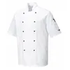 Image de Portwest Veste de cuisine Portwest Kent Blanc XS