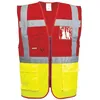 Image de Gilet Haute VisibilitÃ© Portwest Executive Paris Bicolore Rouge 3XL