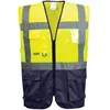 Image de Gilet fluo secouriste Haute VisibilitÃ© Portwest Executive Warsaw Jaune / Marine 5XL