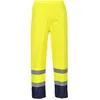 Image de Portwest Pantalon de pluie haute visibilité Portwest Bicolore Jaune / Marine L