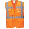 Image de Gilet haute visibilitÃ© zippÃ© respirant Portwest Meshair AthÃ¨ne Orange S