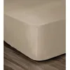 Image de Lovely Home Drap Housse 100% Coton 180x200x30 Cm Beige