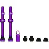 Image de Valves Pour Pneu Sans Chambre Ã Air - Paire De 2 - Alu - 60mm - Violet - Muc-Off
